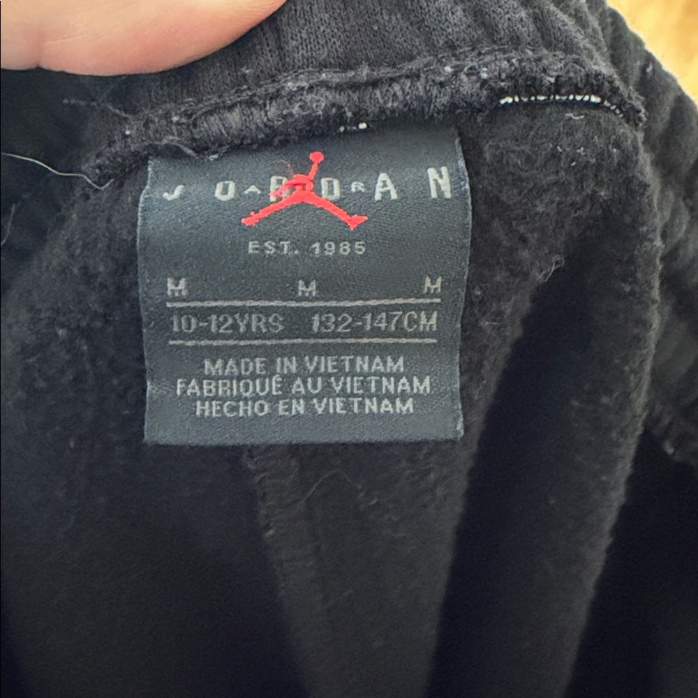 Jordan Kids' Black and Olive Joggers - Picture 5 of 6